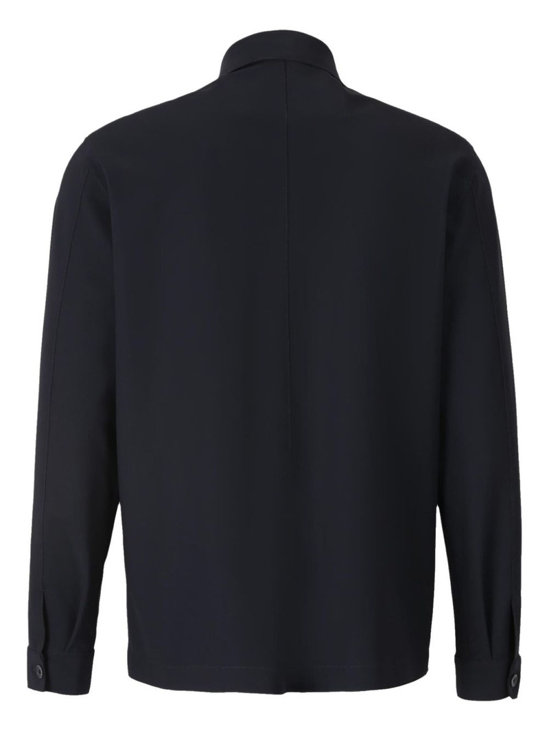 Herno button-up overshirt outlook