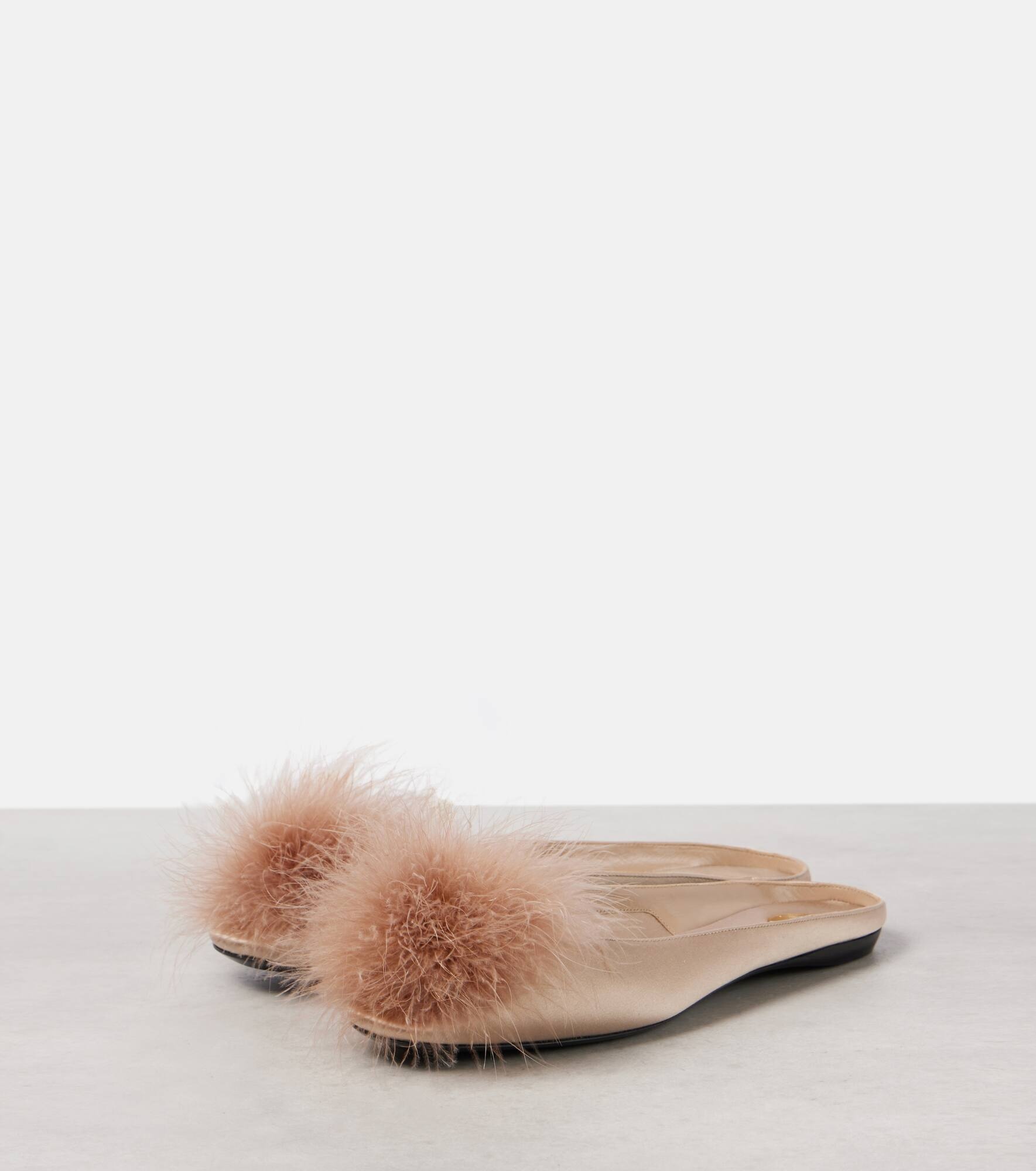 Lido satin ballet flats - 4