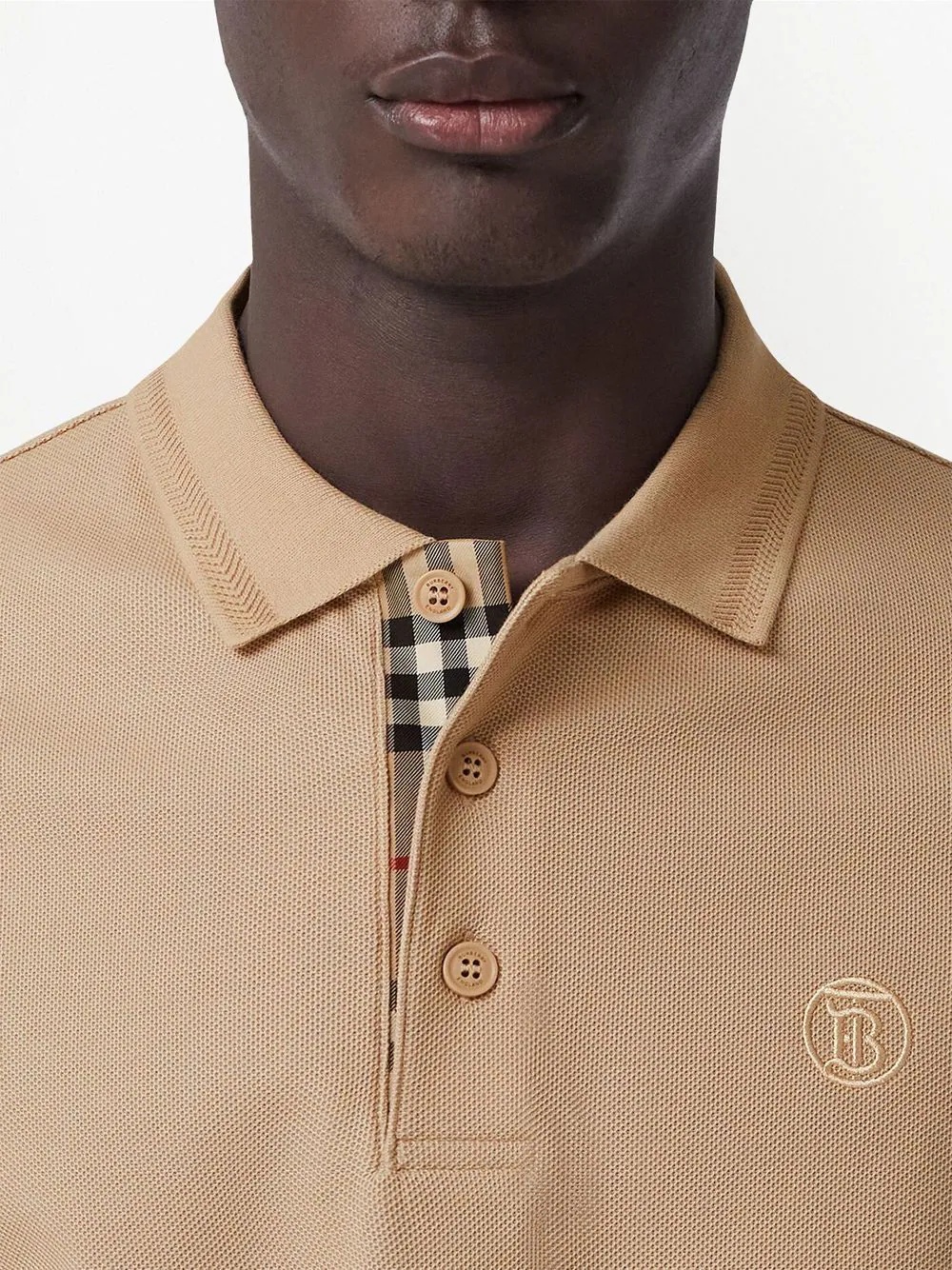 Monogram-motif piqué polo shirt - 5