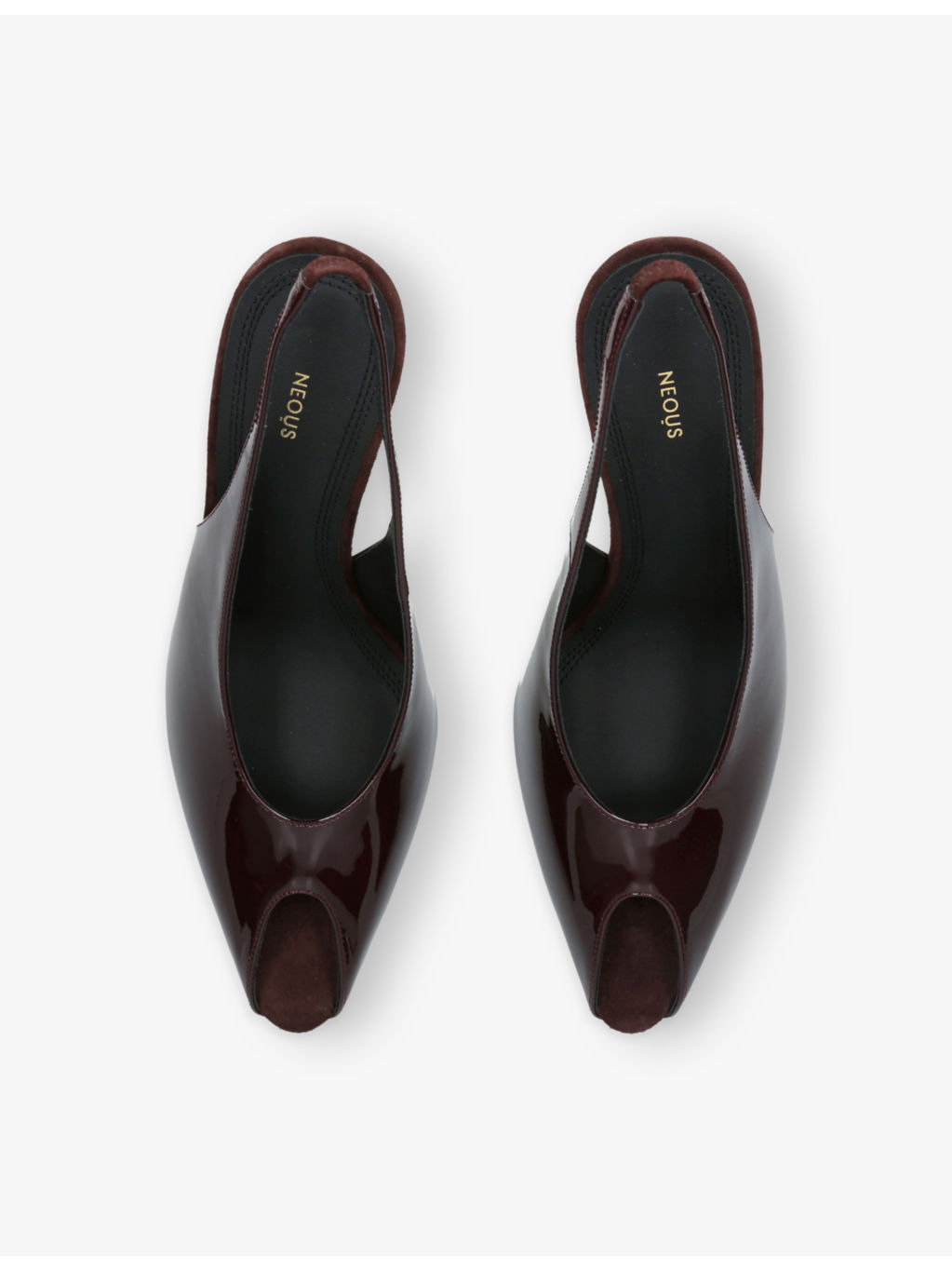 Hamal Patent-Leather Slingback Courts - 2