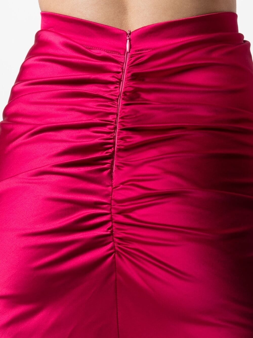 drawstring-fastening gathered skirt - 5