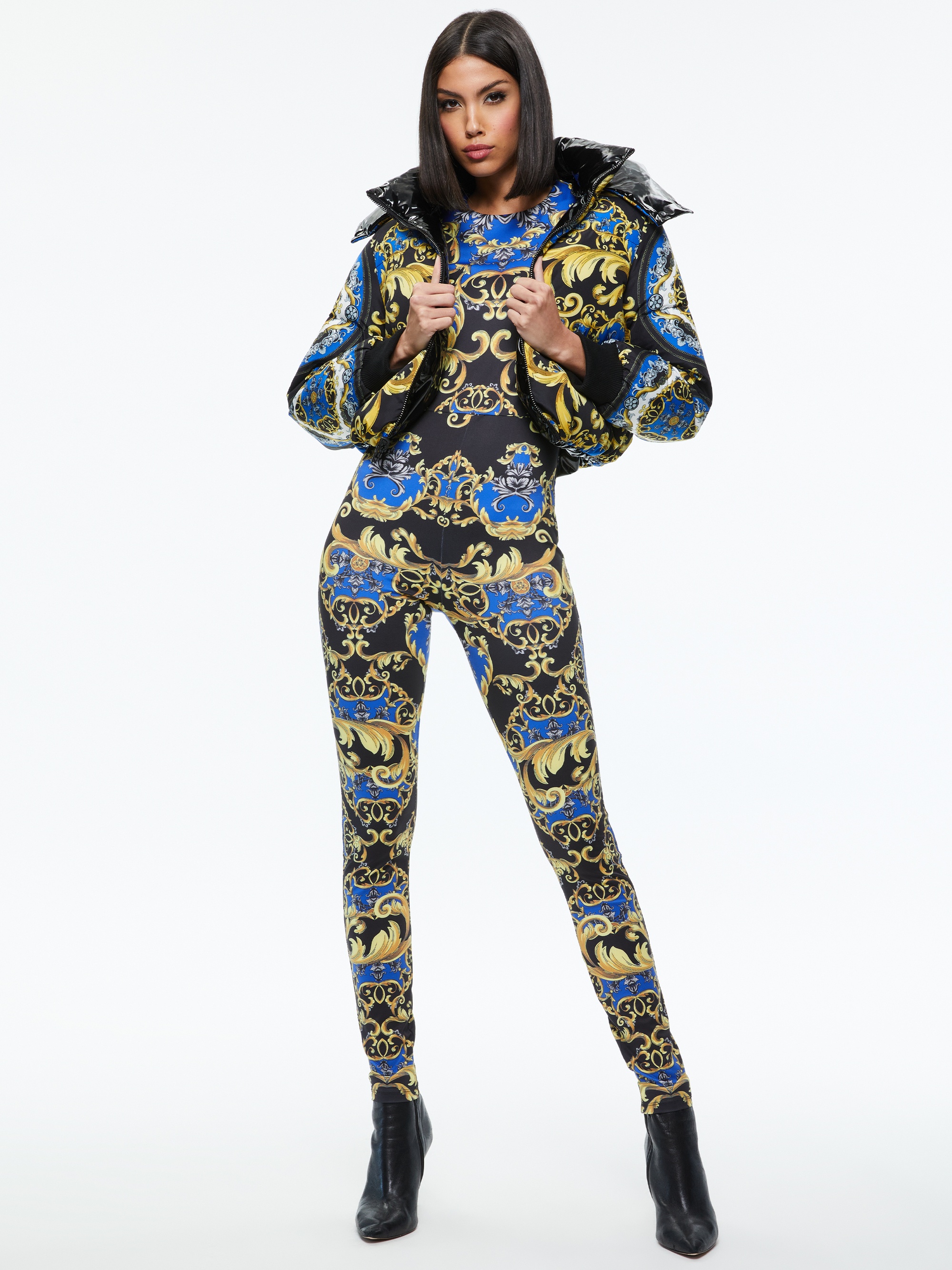 ROBENA REVERSIBLE CROPPED PUFFER JACKET - 4