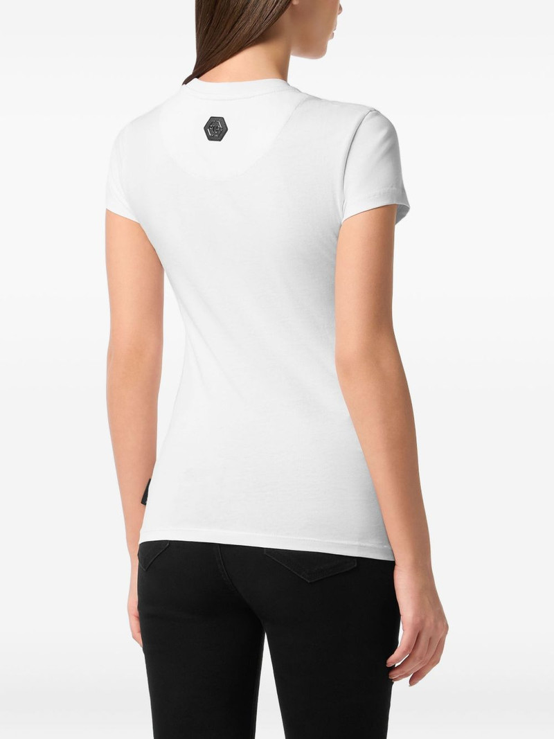 crystal-embellished teddy T-shirt 3