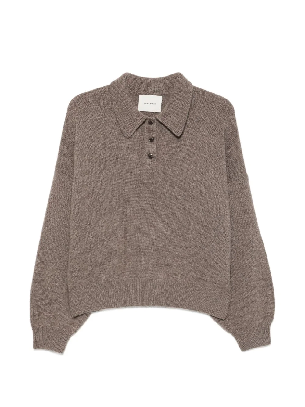 button-fastening polo shirt - 1
