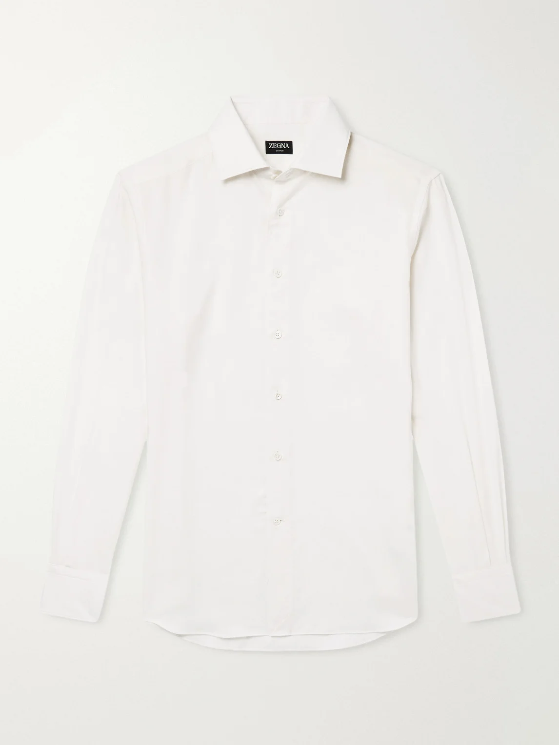 Cotton and Cashmere-Blend Twill Shirt - 1