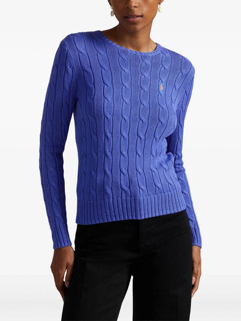 cable-knit cotton sweater 3