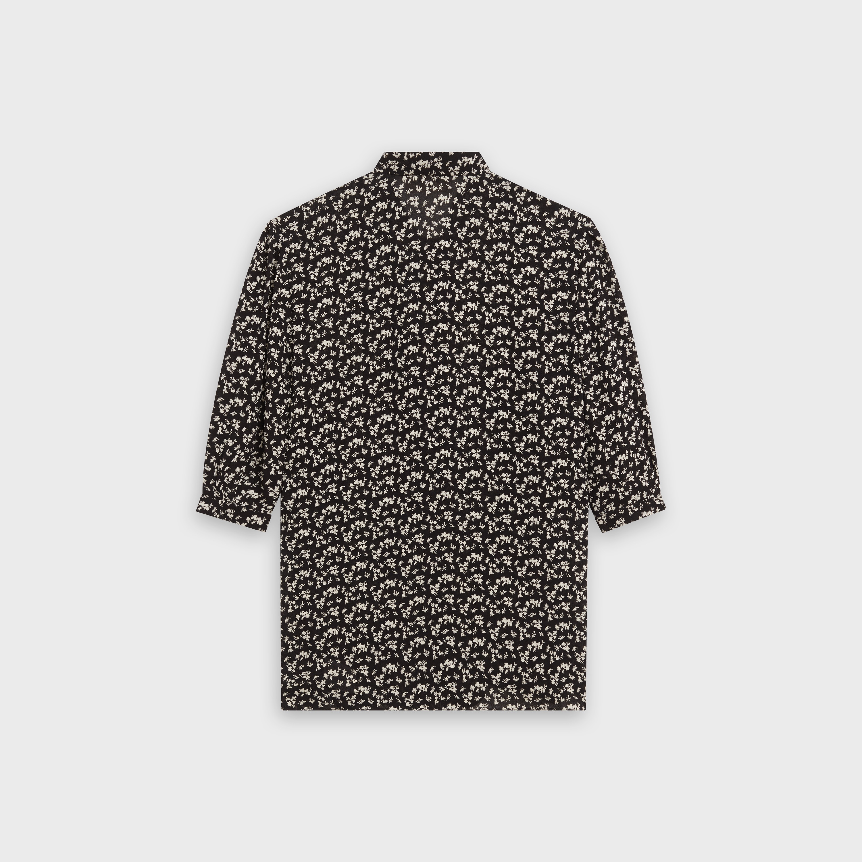 'LAVALLIÈRE' BLOUSE IN PRINTED VISCOSE - 2