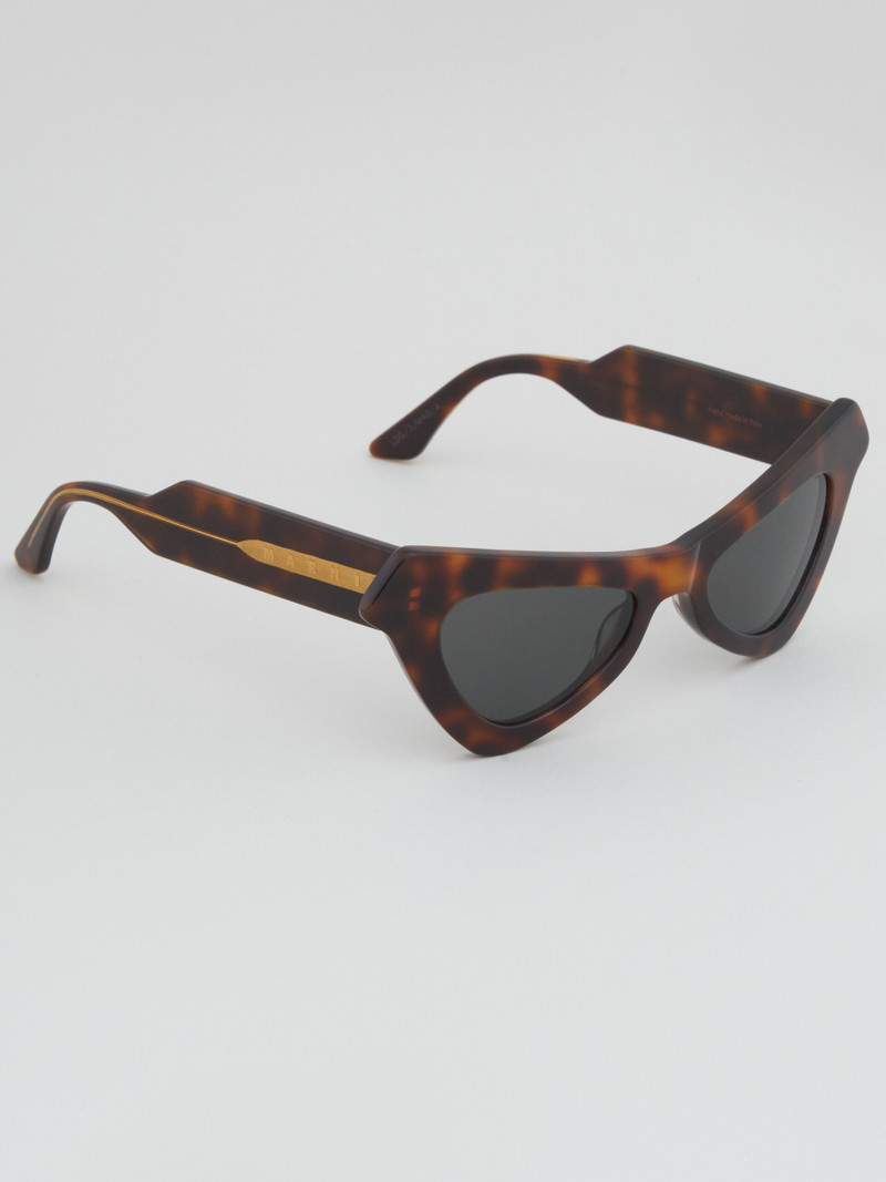 Marni TORTOISESHELL ACETATE FAIRY POOL SUNGLASSES outlook