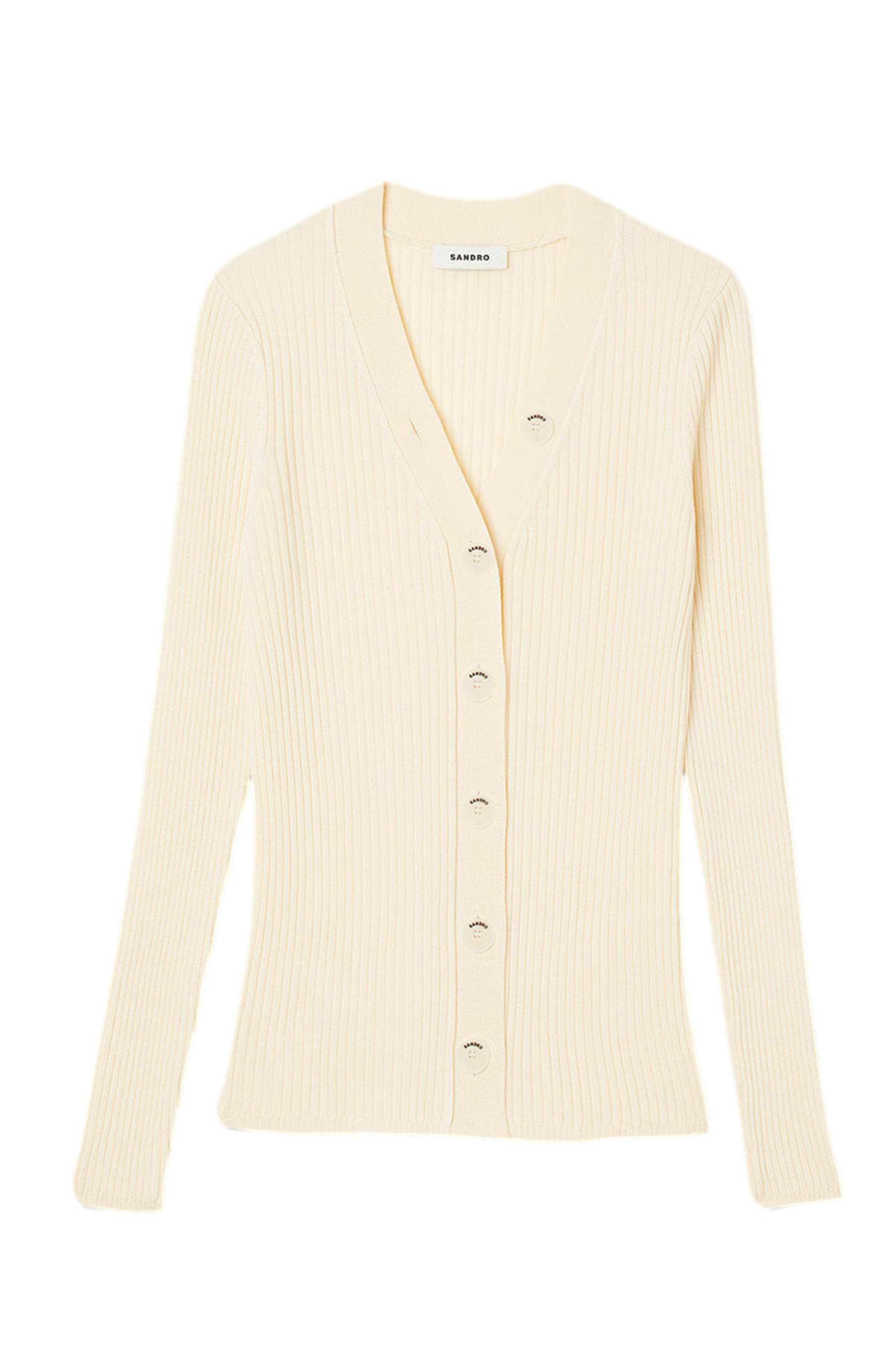 Ribbed Cardigan - 7