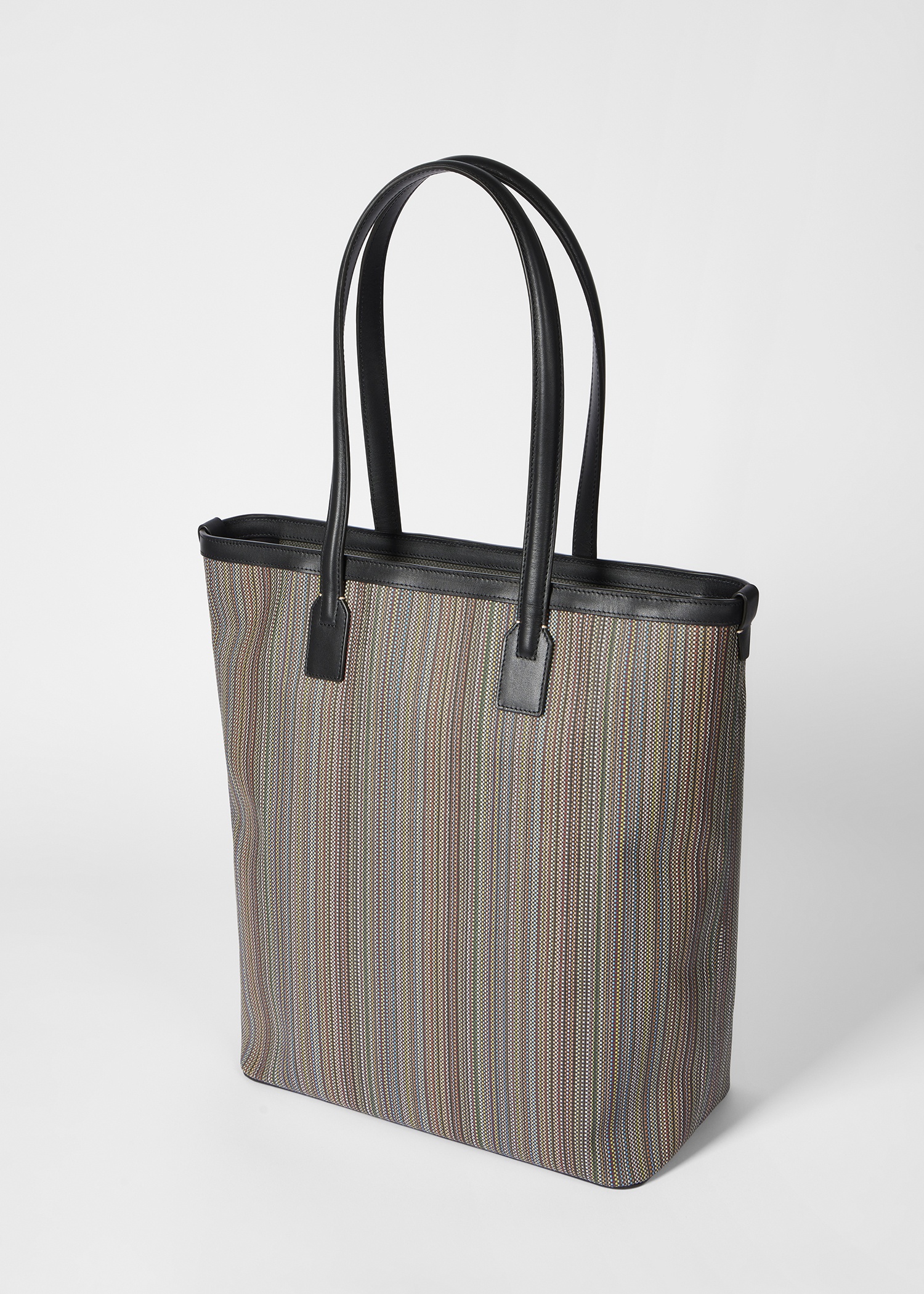 'Signature Stripe' Coated Canvas Tote Bag - 3