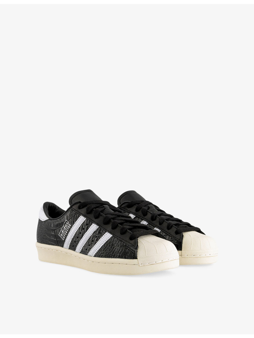 Superstar Vintage Logo-Print Leather Low-Top Trainers - 3