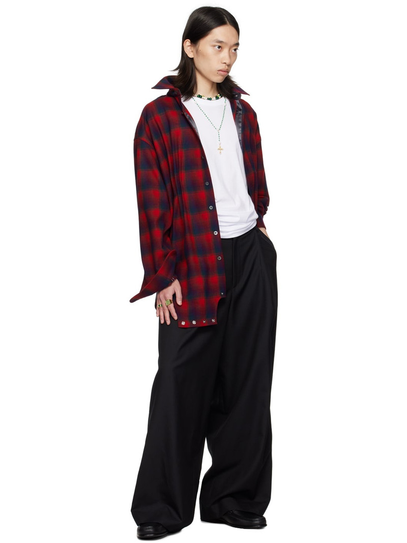 Gold 'The Multi Green Square Signed Signet' Ring 3