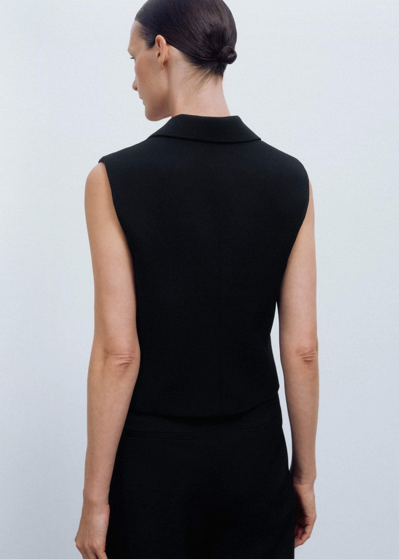 Sleeveless Tux Jacket 4