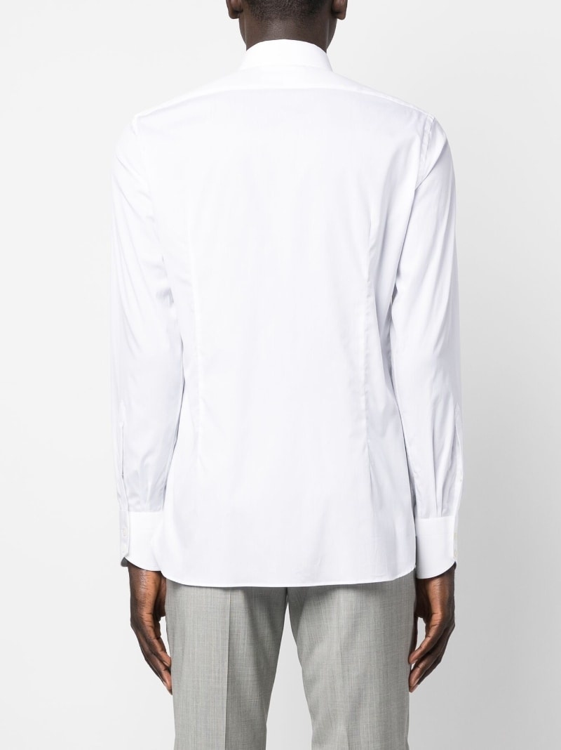 plain cotton shirt - 4