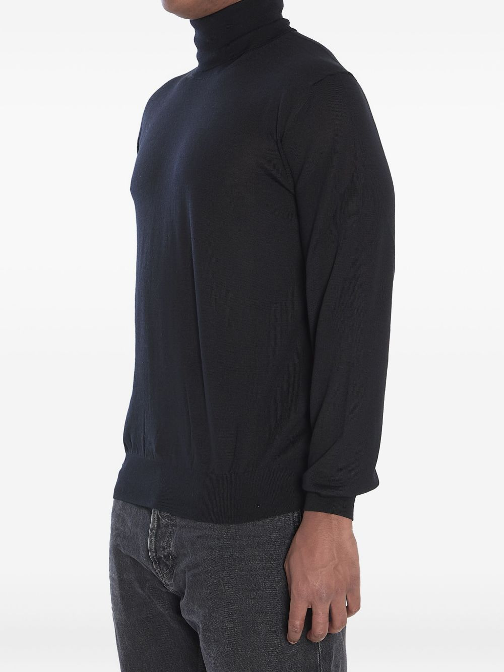 turtleneck wool sweater - 3