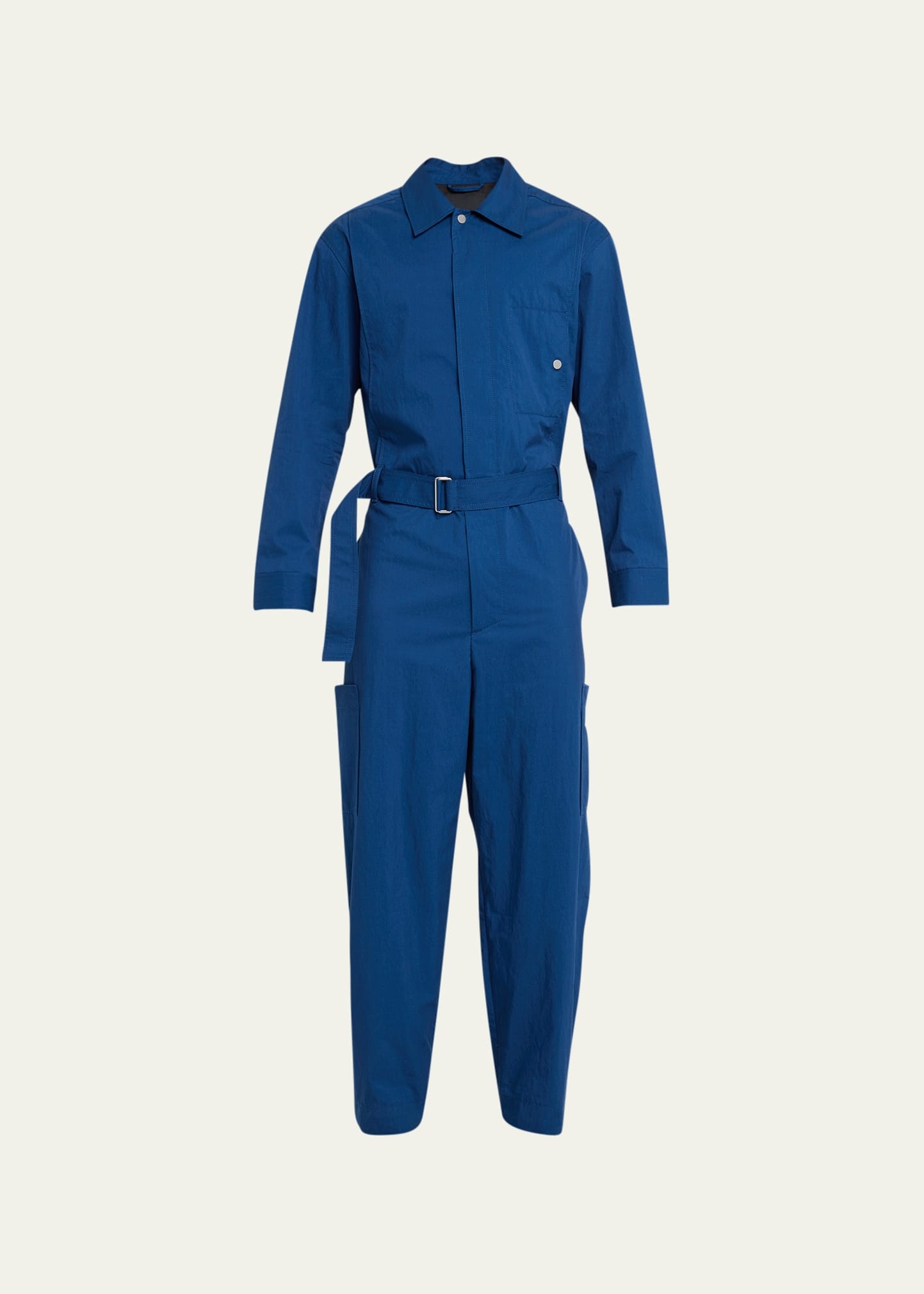 Men's Relaxed Belted Jumpsuit - 1