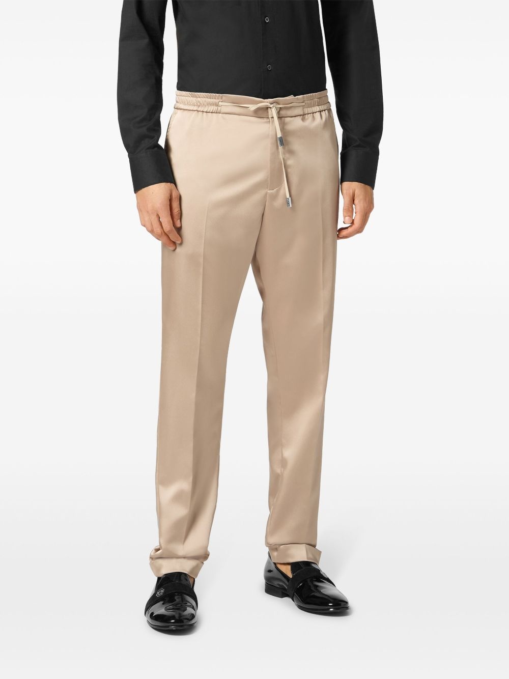 satin tailored trousers - 3