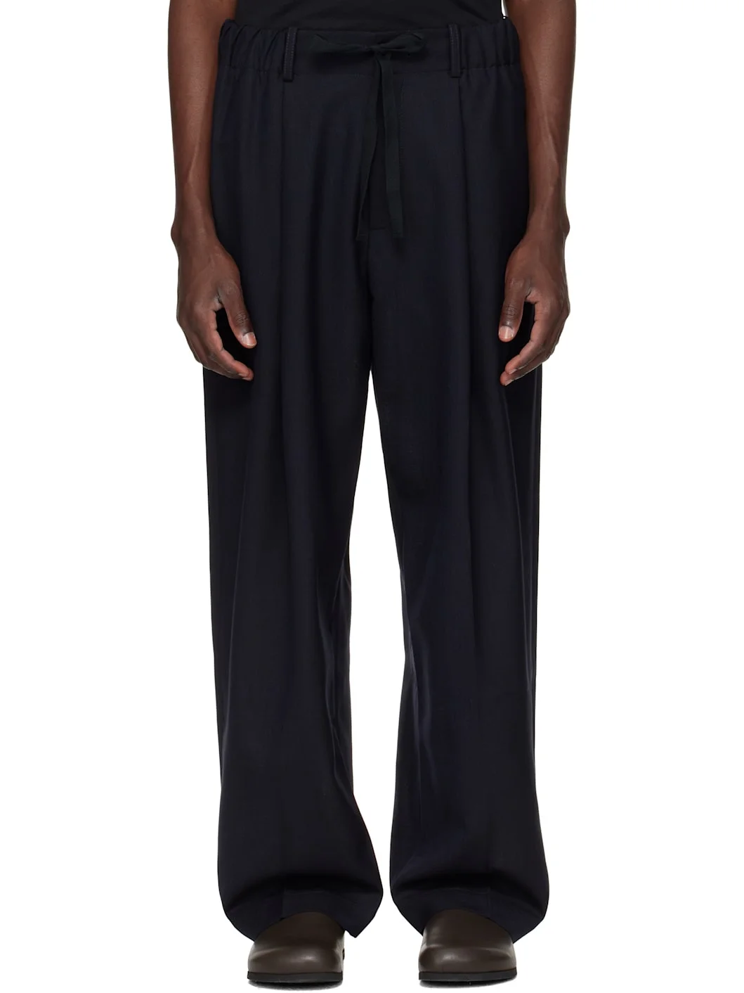 Navy Noam Trousers - 1