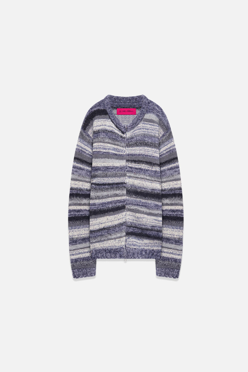 BOUCLE MIX STRIPE CARDIGAN 1