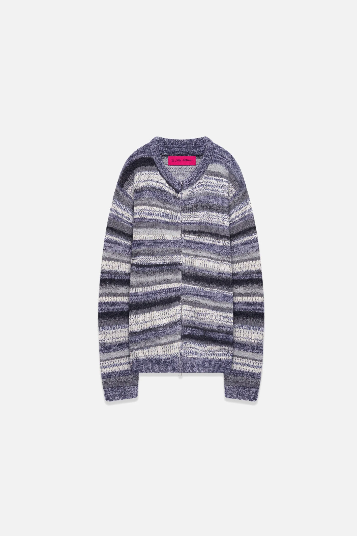 BOUCLE MIX STRIPE CARDIGAN - 1