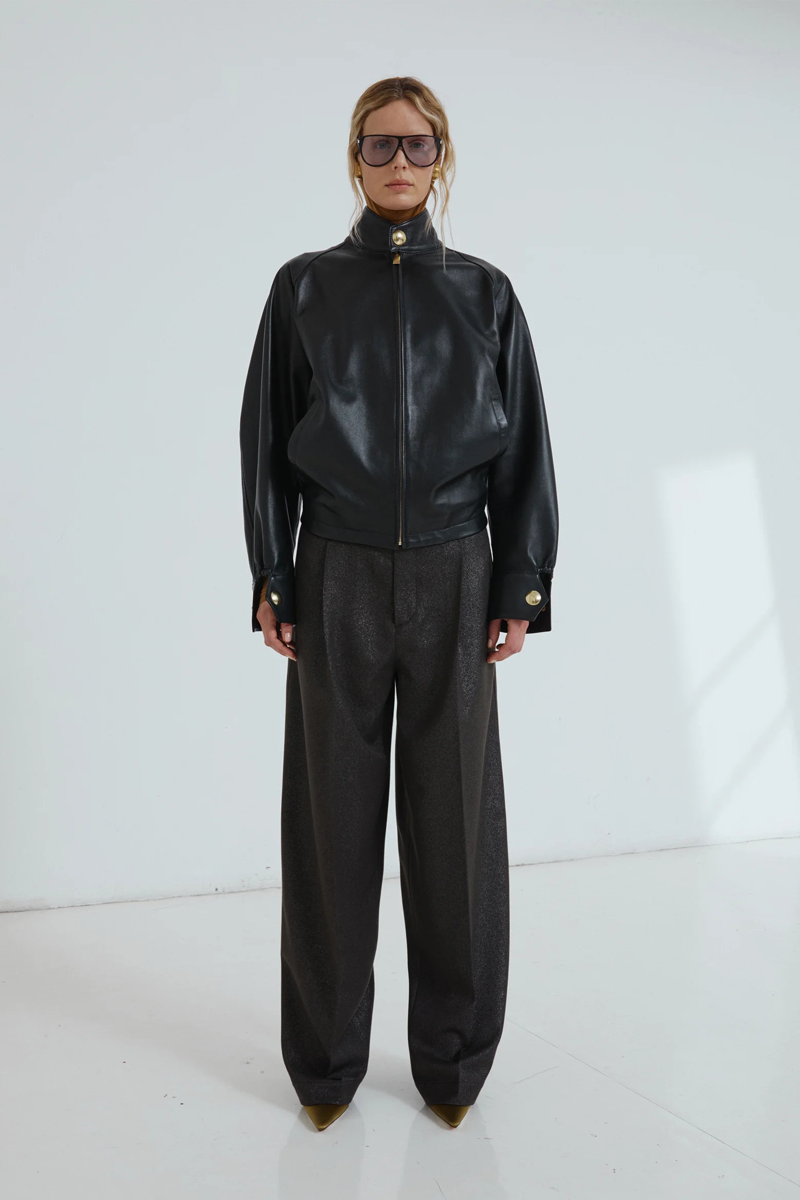 ROBBIE - PLONGE NAPPA LEATHER JACKET - 1