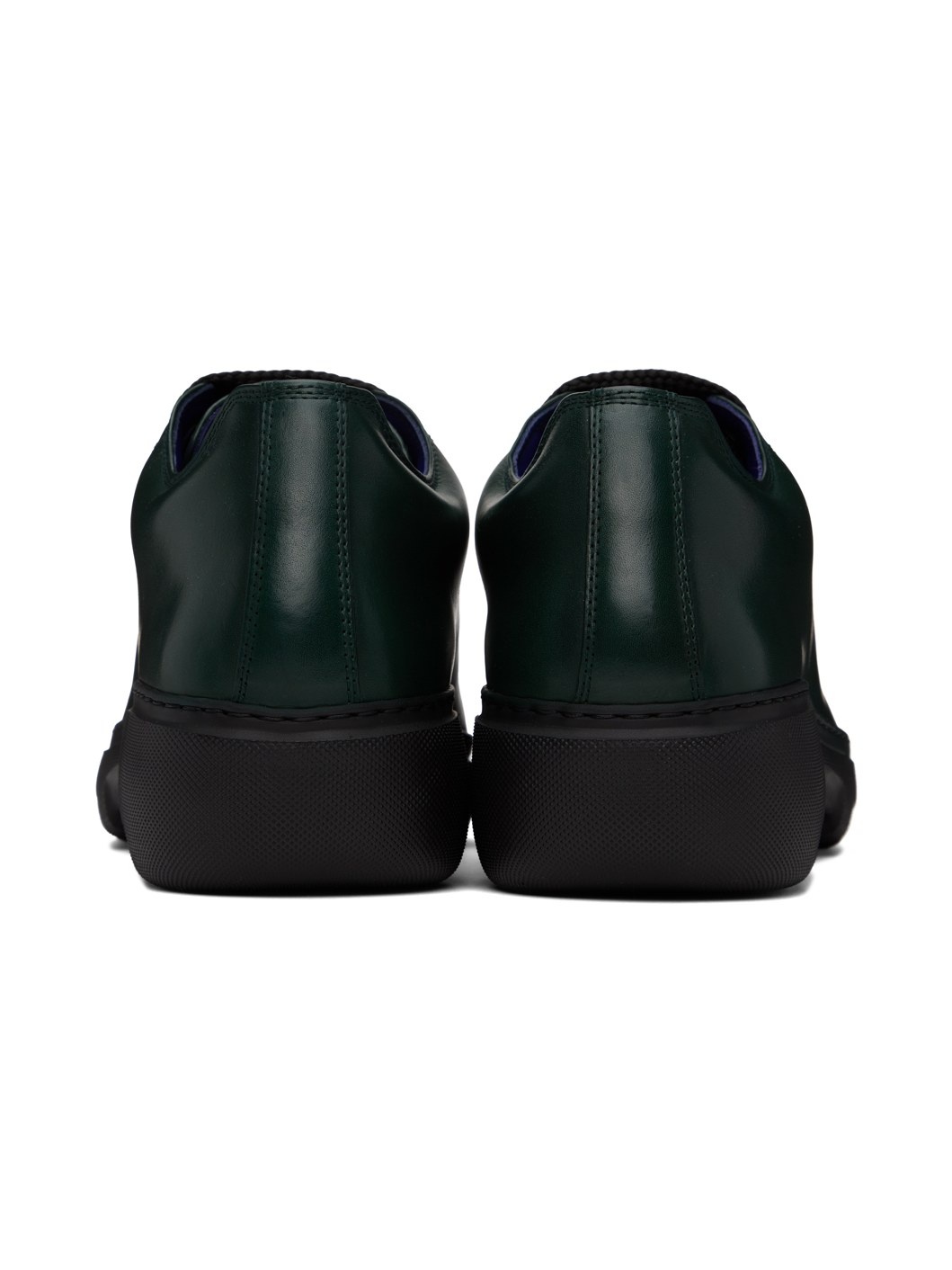 Green Leather Ranger Sneakers - 2