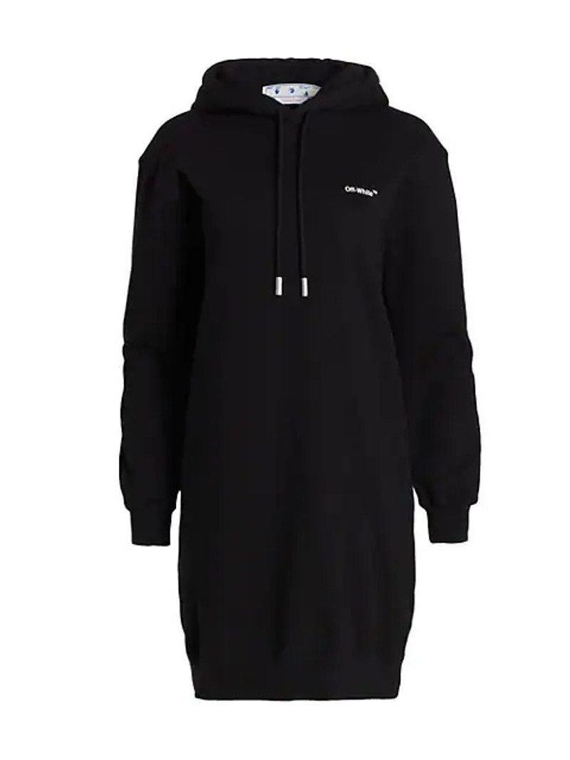 Diag Oversized Hoodie Dress 1