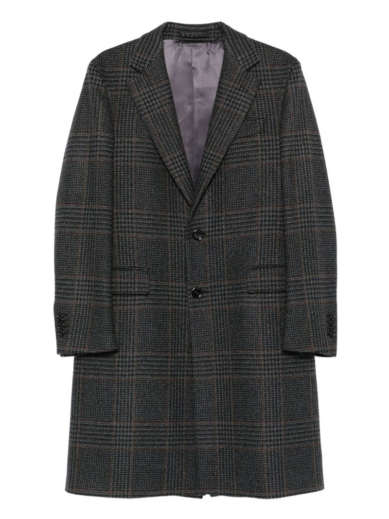 checked wool coat 1