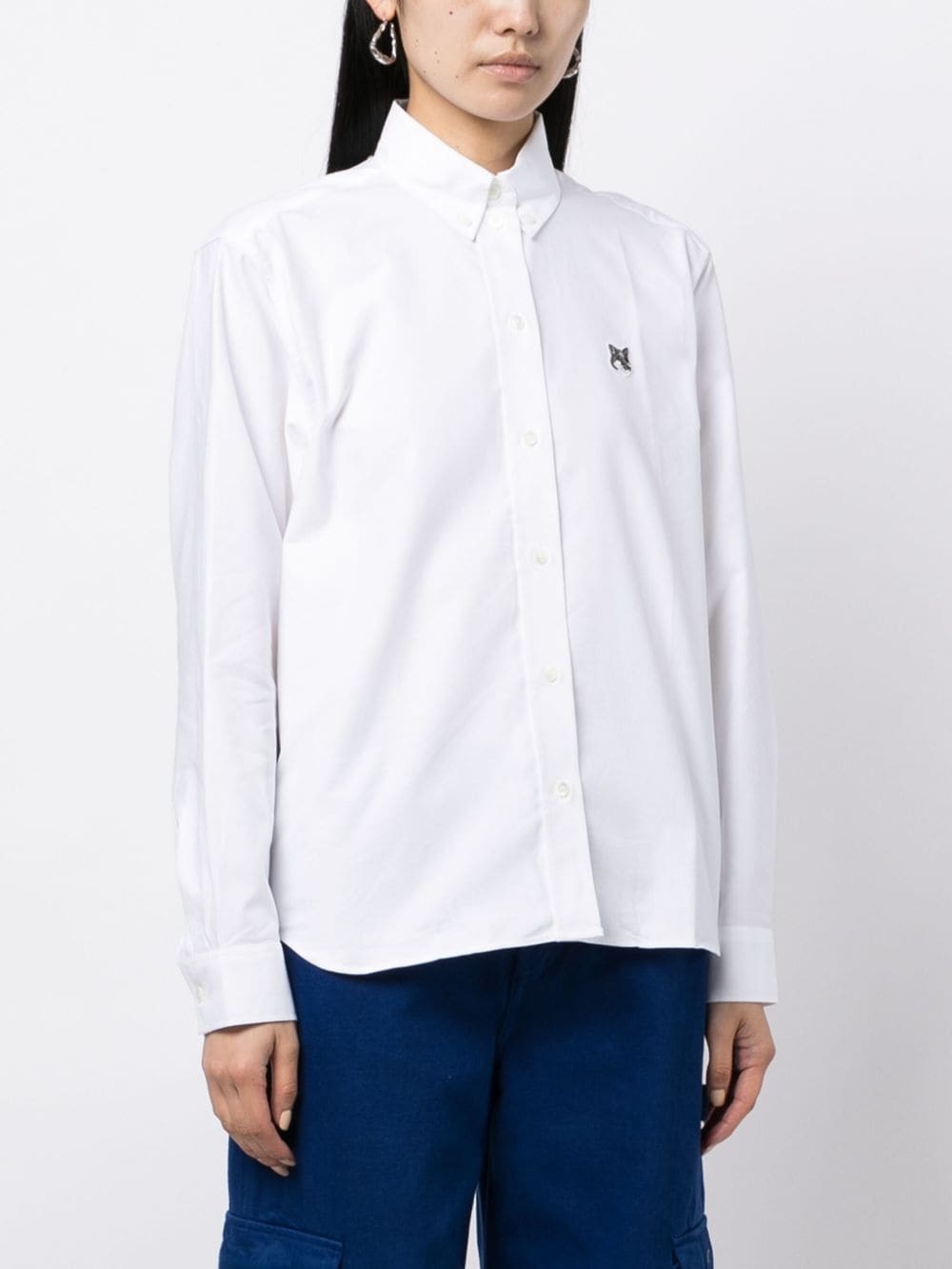 Chillax Fox-motif cotton shirt - 3