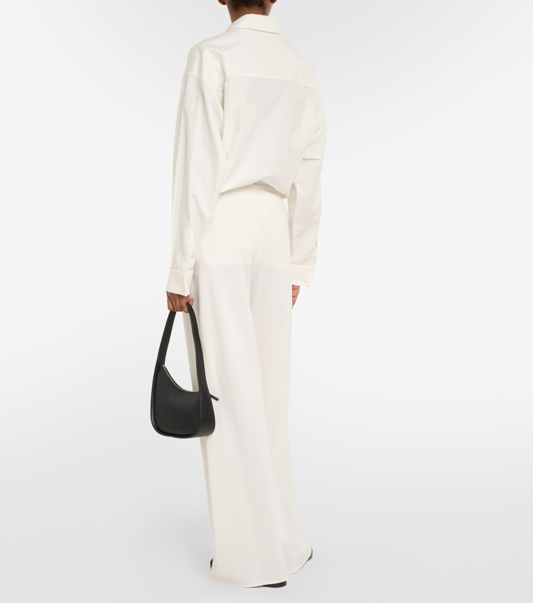 Gala double-cady wide-leg pants - 3