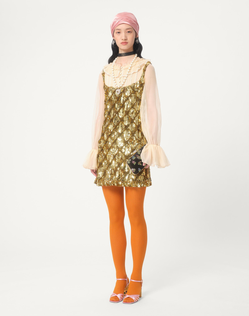 CARRY SECRETS SATIN MINAUDIERE WITH FLORAL EMBROIDERY 2