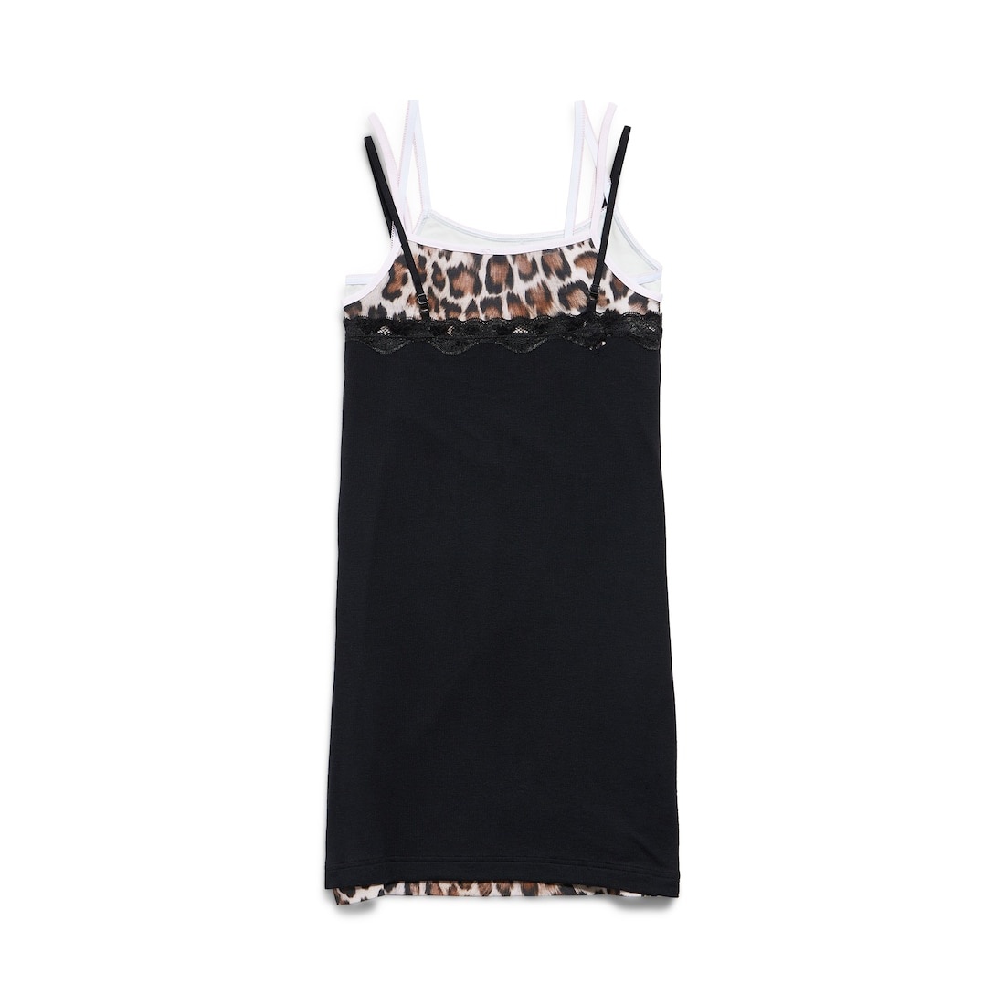 Women's Layered Dress in Black - 6