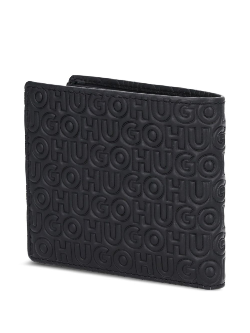 HUGO logo-embossed cardholder outlook