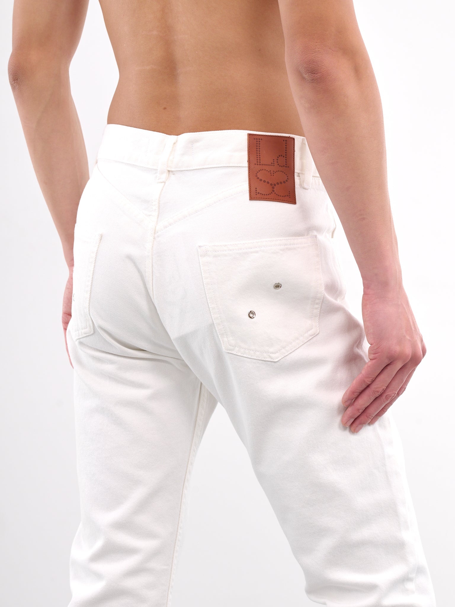 Lace-Up Jeans - 4