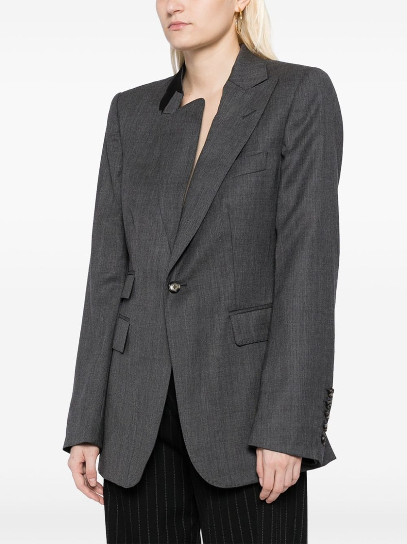 asymmetric single-breasted blazer 3