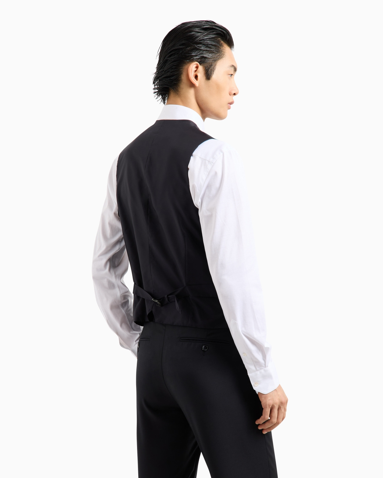 Single-breasted waistcoat in virgin wool - 3