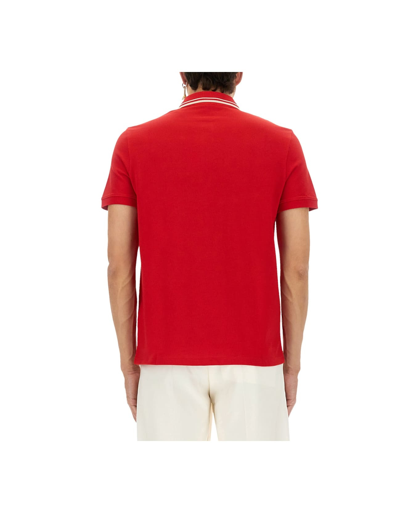 Polo Shirt With Signature Vlogo - 3