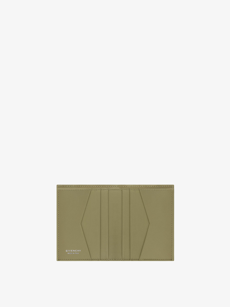 GIVENCHY CARD HOLDER IN 4G MICRO LEATHER 4