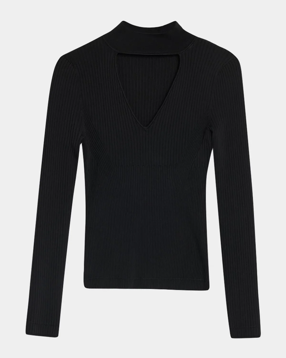 Ribbed Cut-Out Top - 1
