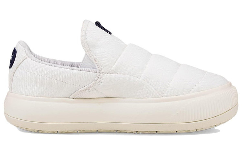 (WMNS) PUMA Suede Mayu Slip-On Canvas 'White Marshmallow' 385595-02 2