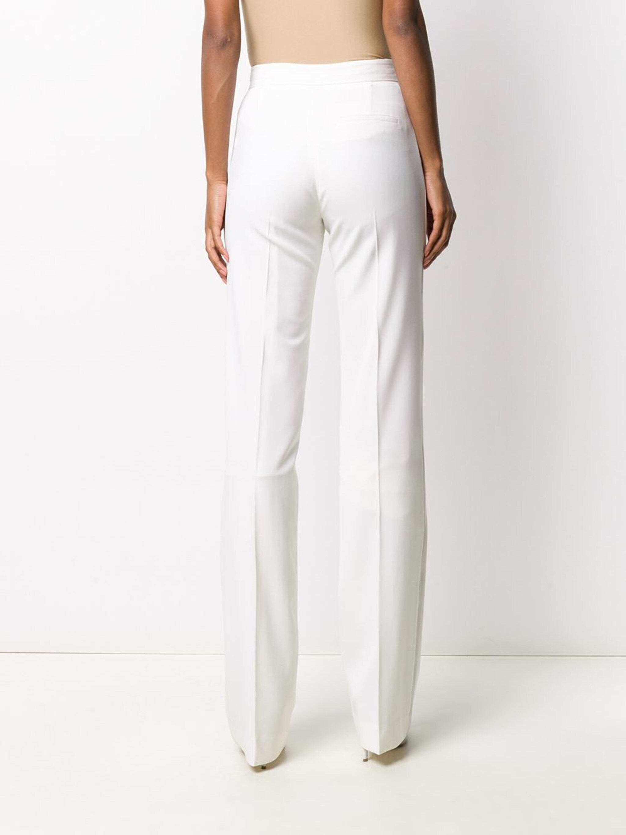 high-waisted side stripe trousers - 4