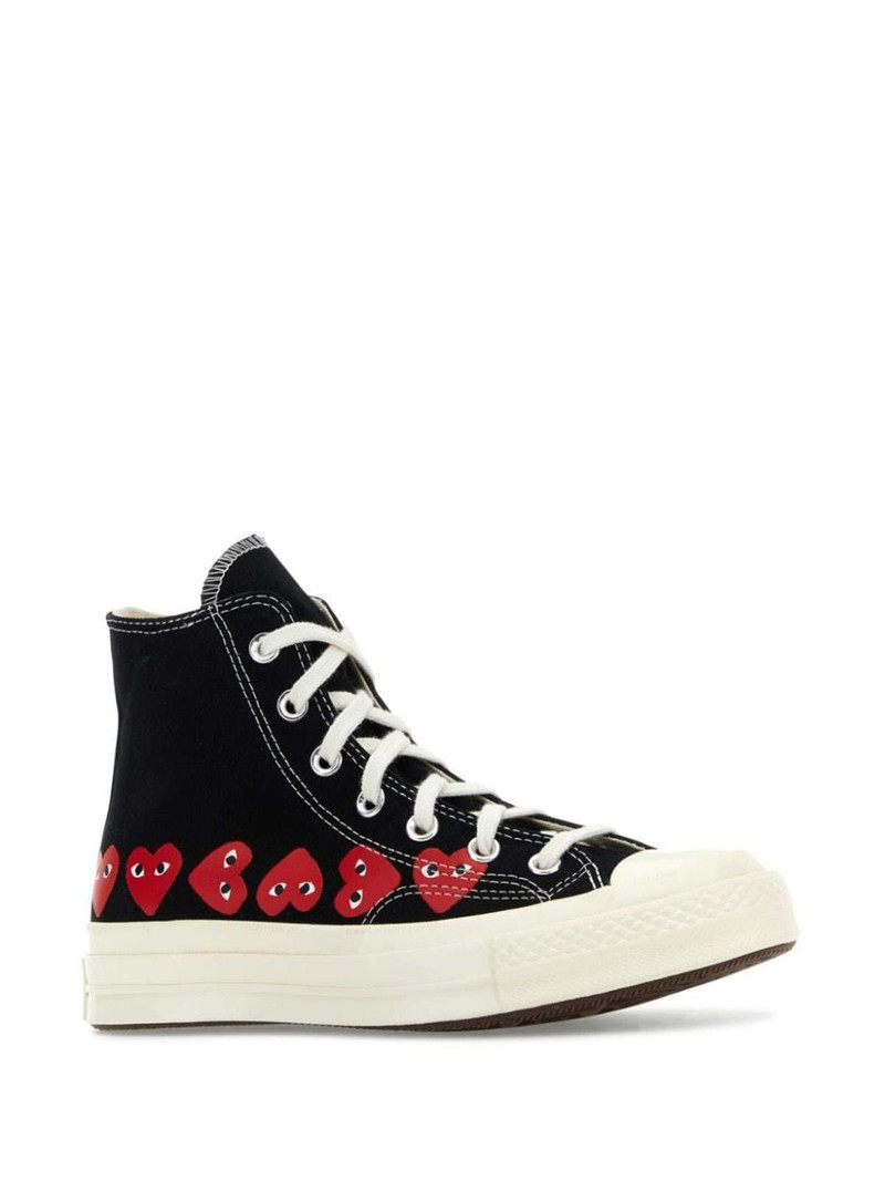 Comme des Garçons PLAY x Converse Play high-top sneakers outlook