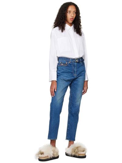 sacai Blue Belted Jeans outlook