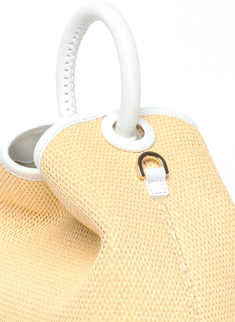 Baozi Raffia Natural/White 5