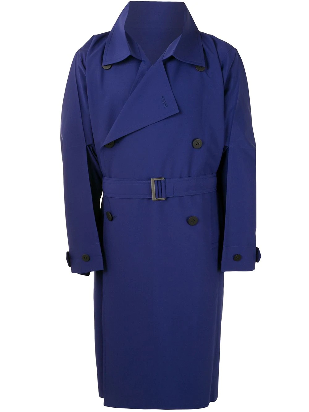 A-Poc double breasted trench coat - 1