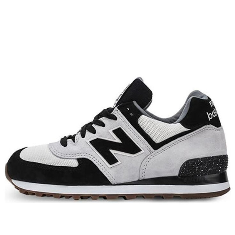 (WMNS) New Balance 574 Sports Shoes 'Black Grey' US574CW2 - 1