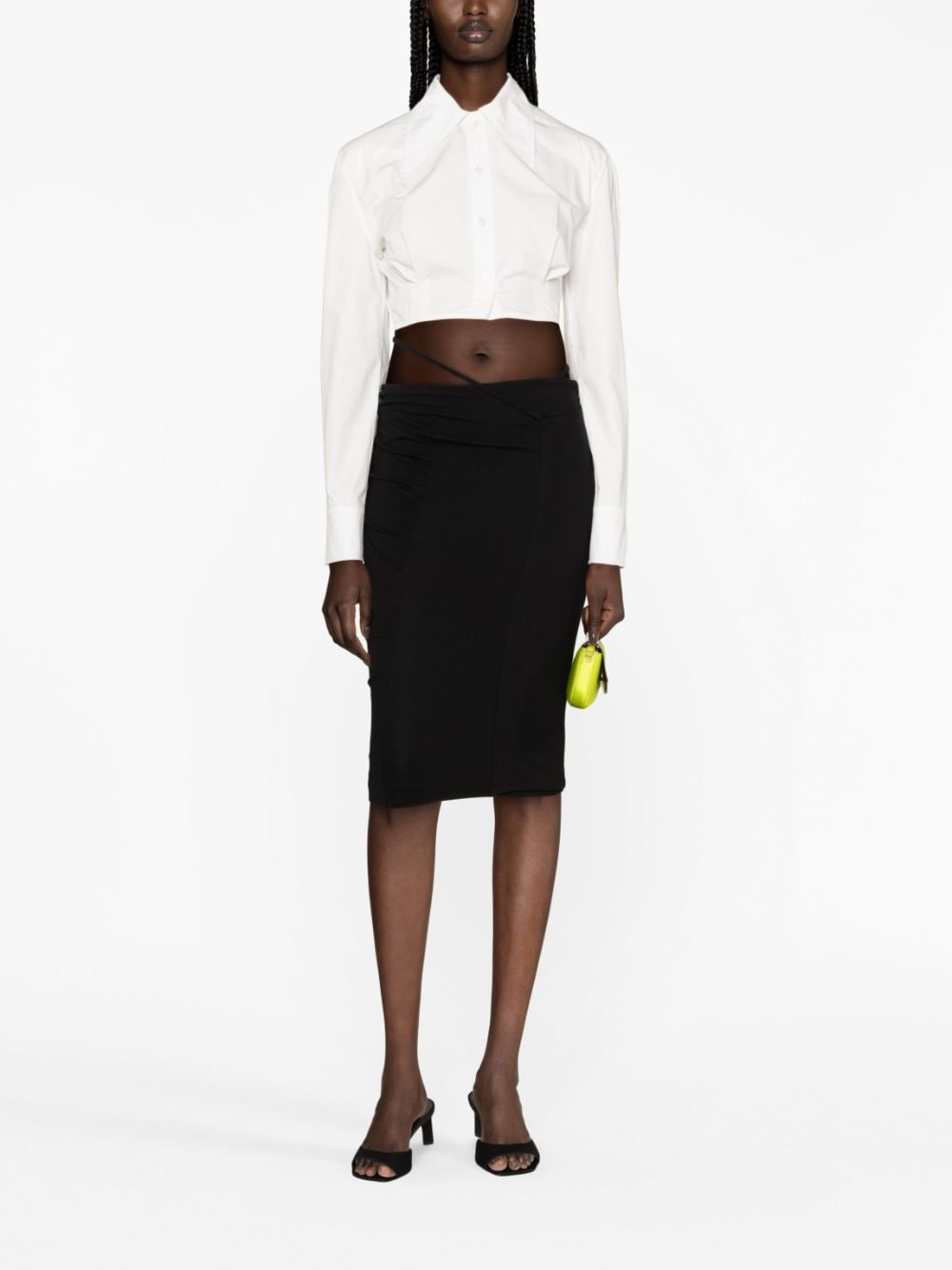 Dayton ruched pencil skirt - 2