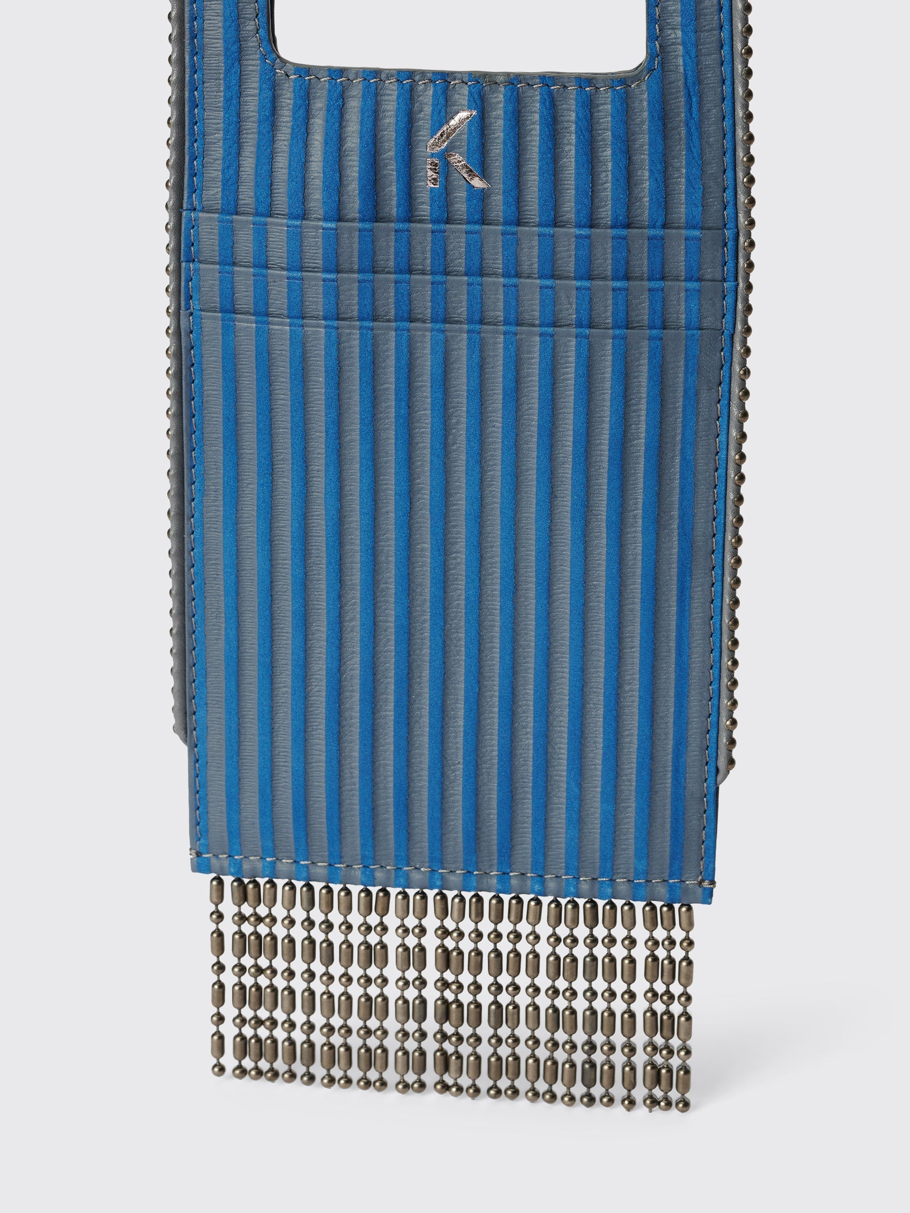AT.KOLLEKTIVE  X KIKO KOSTADINOV MILNE PASSPORT HOLDER DEJA VU BLUE / STEEL GREY - 4