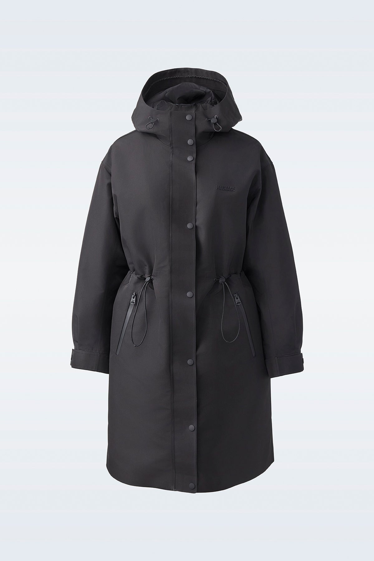 BREER-CITY Long 2-in-1 rain parka with removable liner - 1