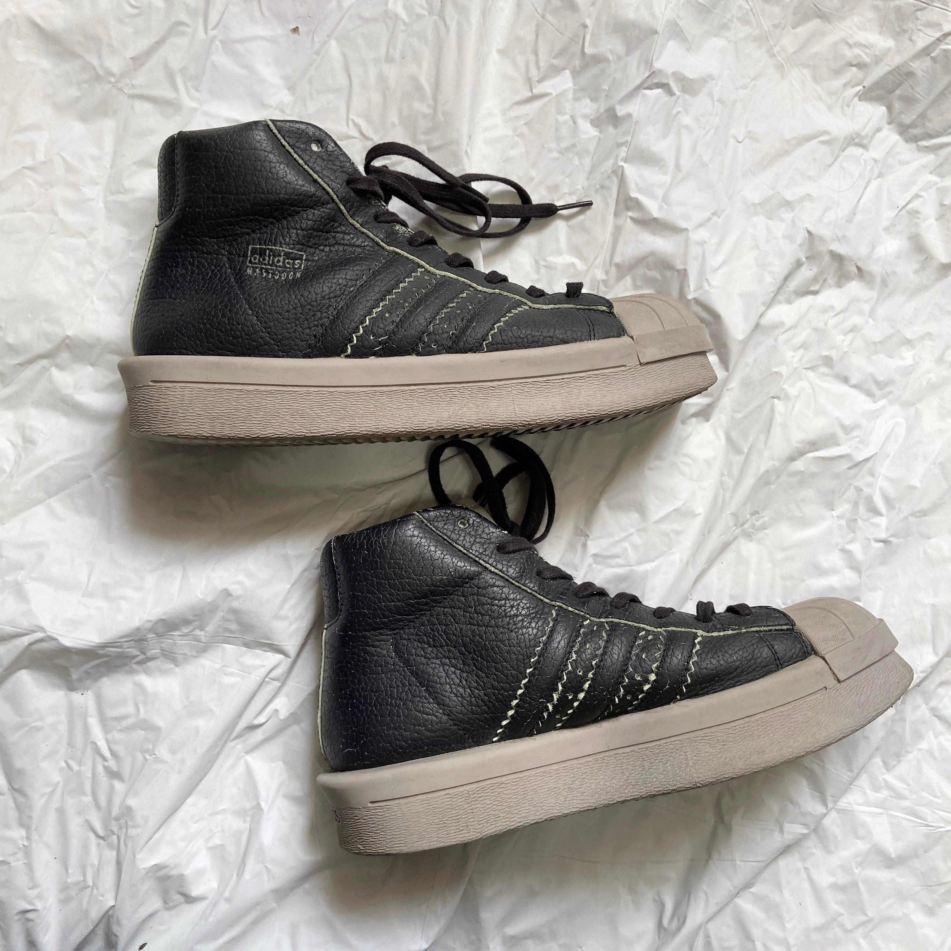 Rick owens x adidas indo black mastodon pro 43.5 - 3